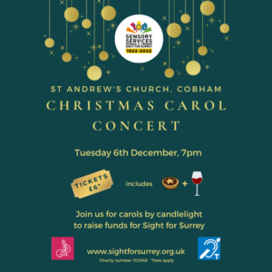 Sight for Surrey Christmas Carol Concert poster