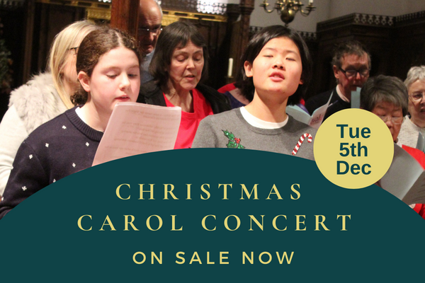 Tickets on sale to our Christmas Carol Concert!