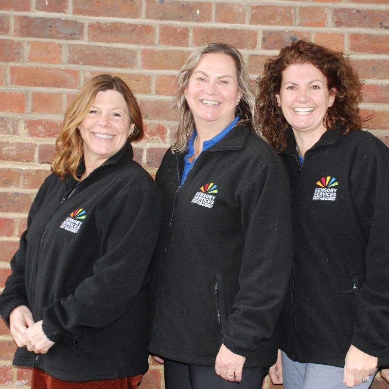 Image shows our ECLO Team of Justine, Cathy and Sara.