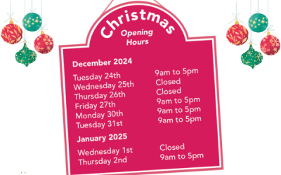 Our Christmas Opening Hours