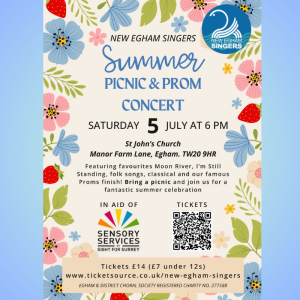 Flyer for Picnic and Prom Concert.