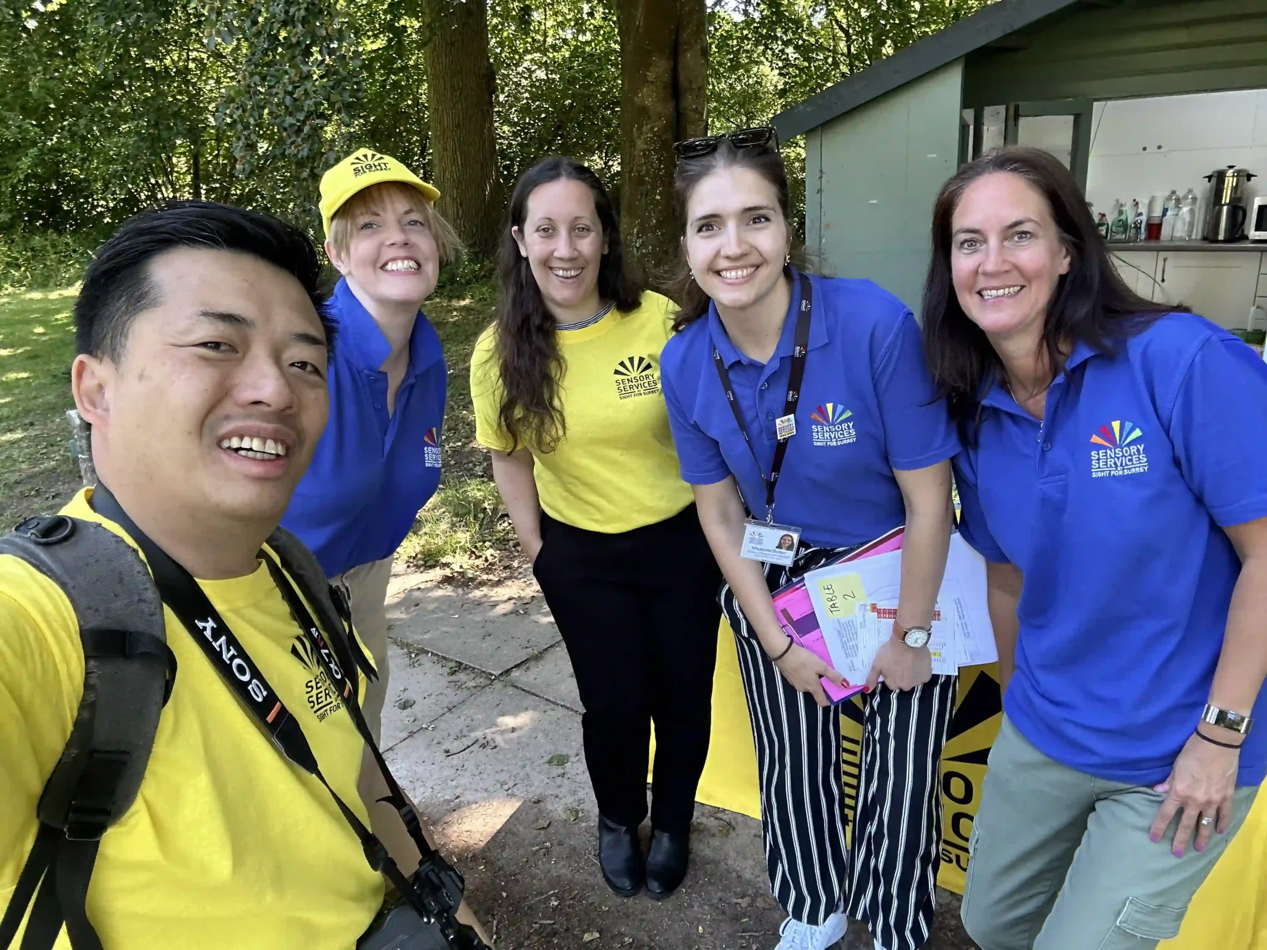 Team Sensory Services by Sight for Surrey at our charity golf day.