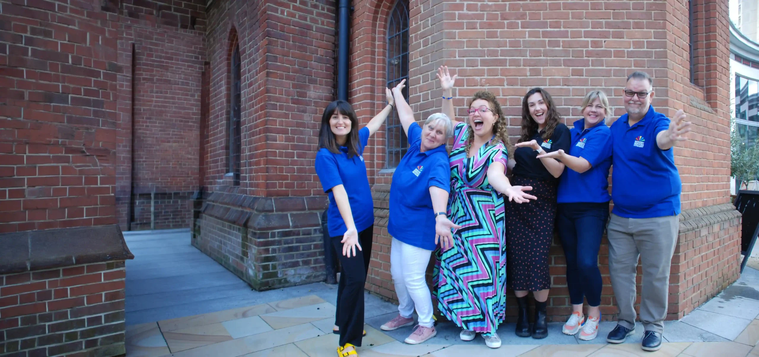Some of the Deaf Services Team with Yvonne Cobb