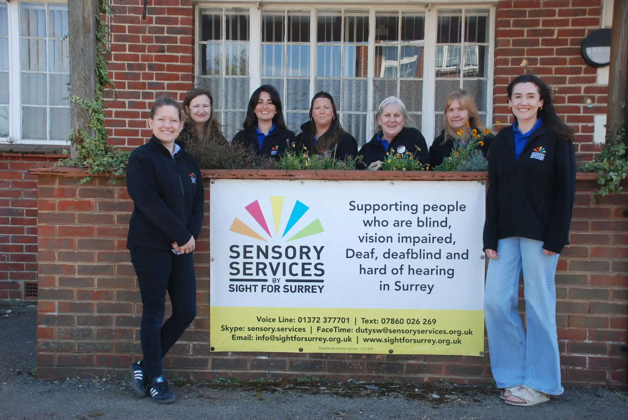 The Deaf Services Team at Sensory Services by Sight for Surrey.